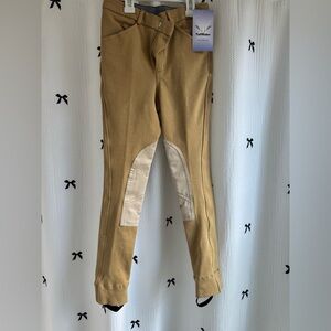 Kids Patrol Light Jodphurs with boot straps and back pockets. TuffRider size 10.